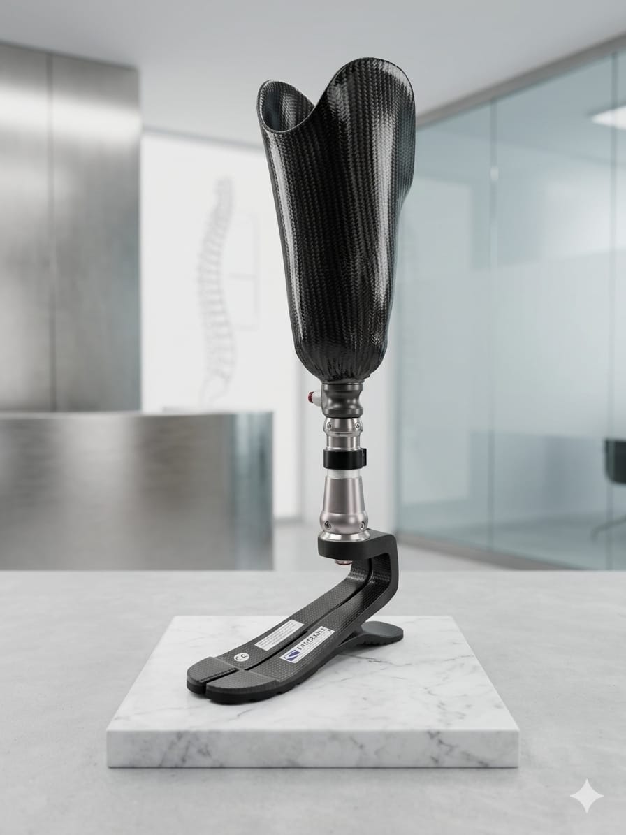 Carbon leg prosthesis